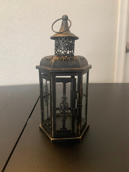 Vintage Iron Candle Lantern