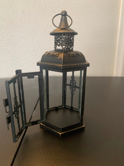 Vintage Iron Candle Lantern