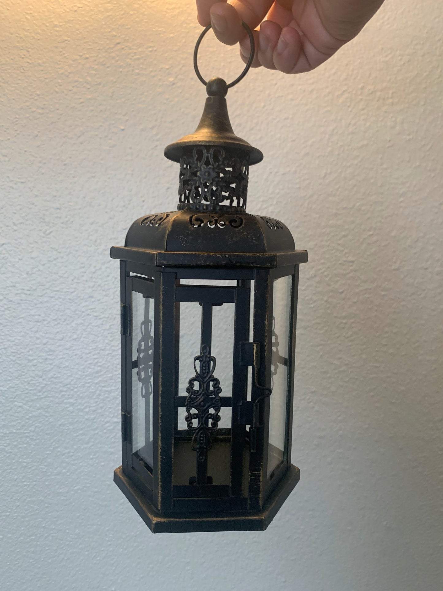 Vintage Iron Candle Lantern