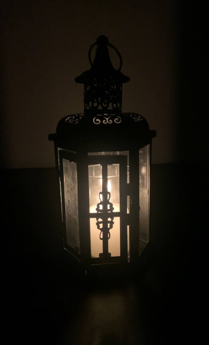 Vintage Iron Candle Lantern