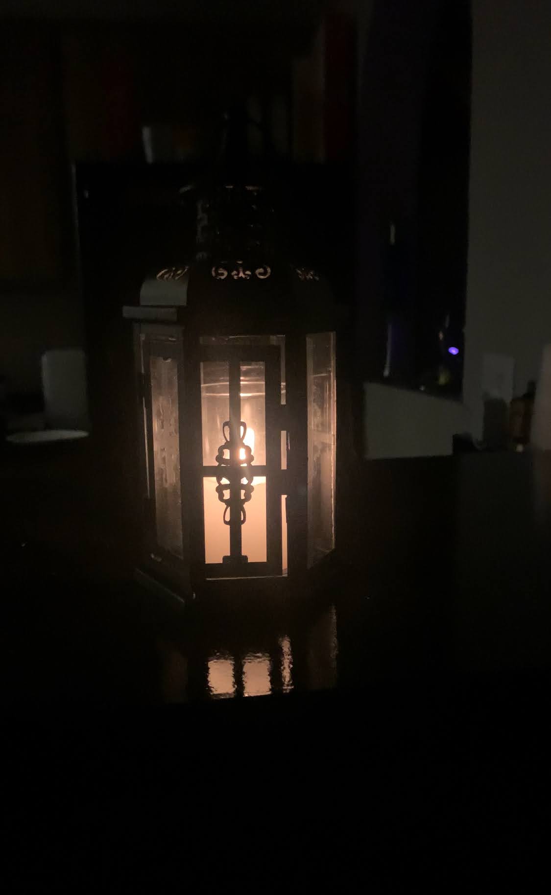 Vintage Iron Candle Lantern