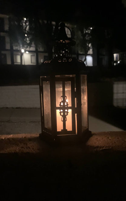 Vintage Iron Candle Lantern