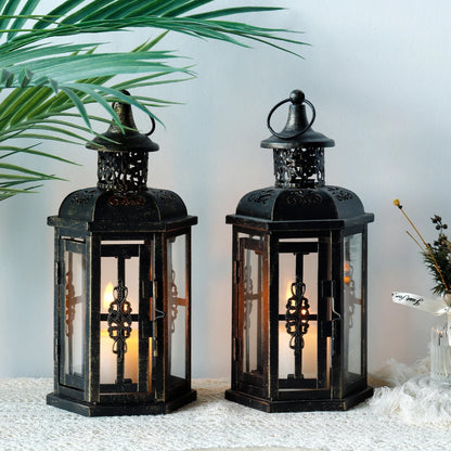 Vintage Iron Candle Lantern